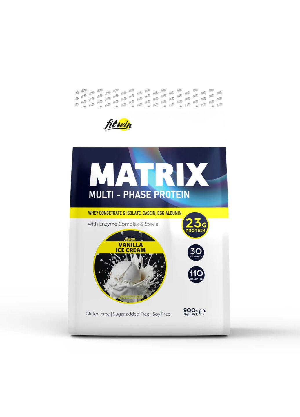 Matrix - 900g Vanilla ice Cream (ванільне морозиво) протеїн FitWin (284171995)