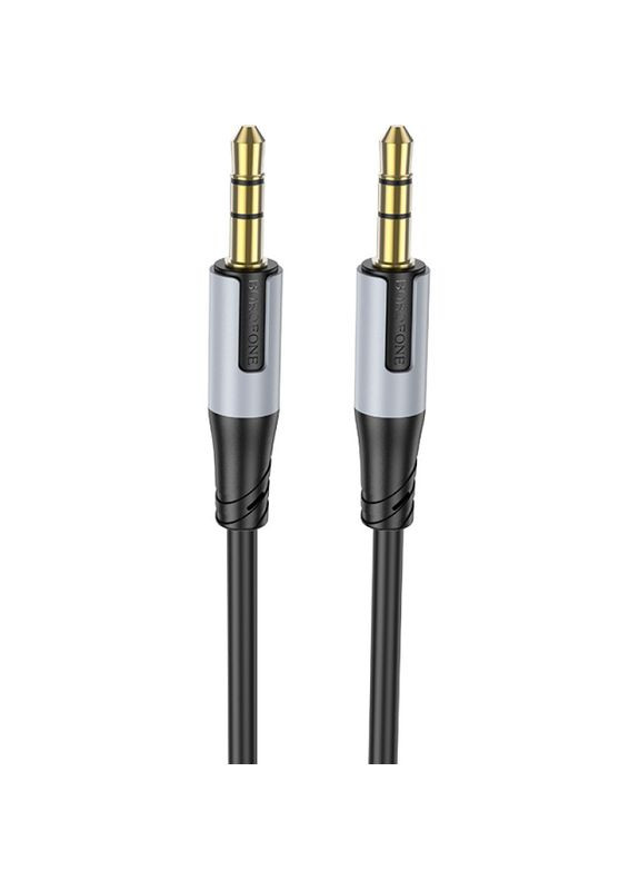 Кабель BL19 Creator AUX Audio Cable mini-jack 3.5mm 1м Black (6941991108310) Borofone (327008122)