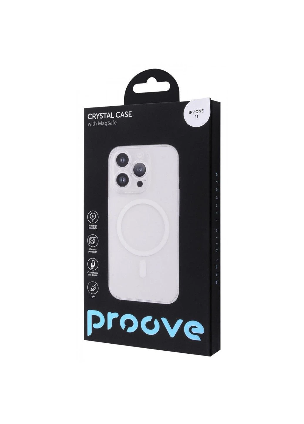 Чехол Crystal Case with Magnetic Ring iPhone 11 Proove (382920337)