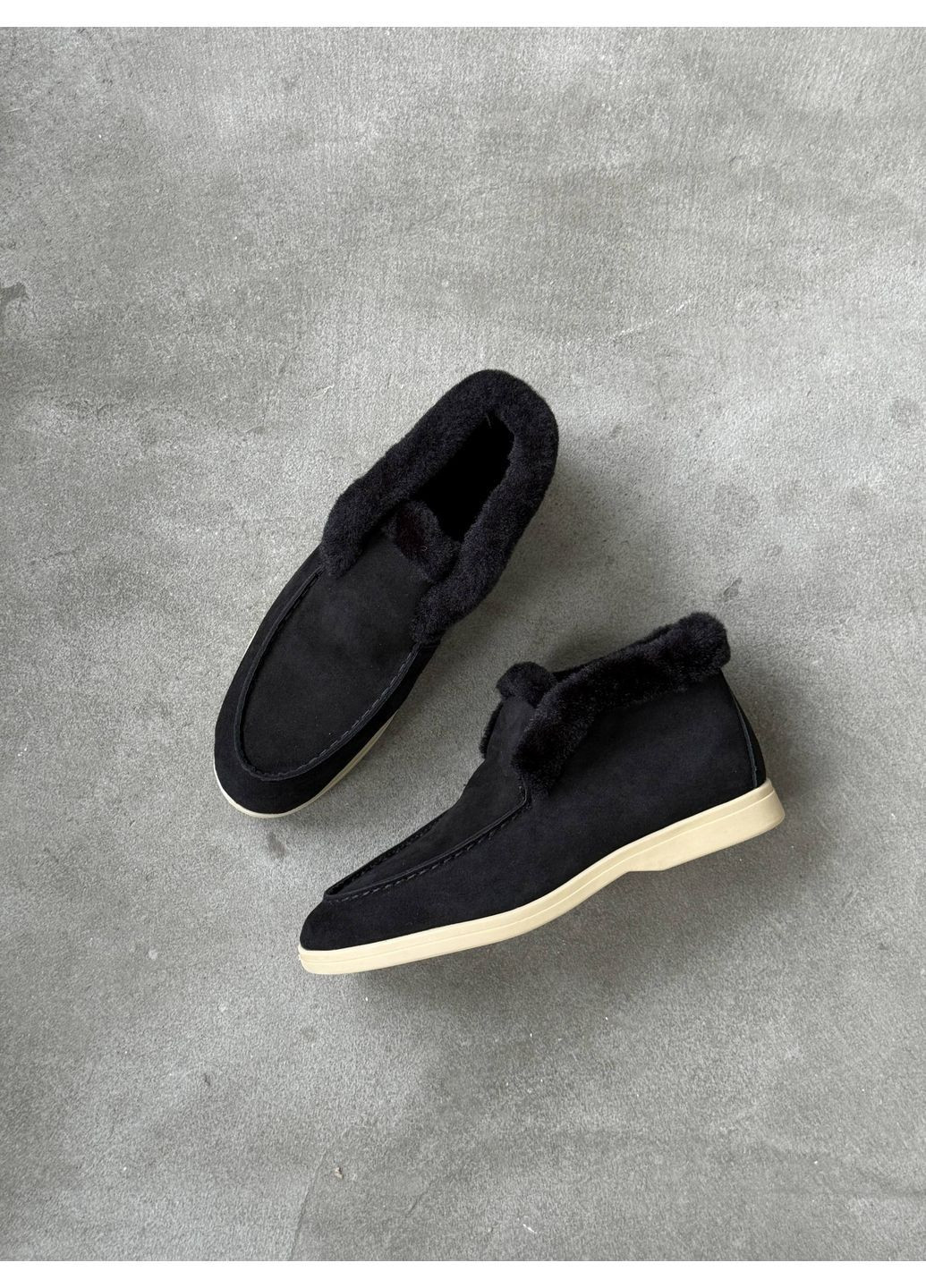 Зимові замшеві Лофери Helen (365968727)