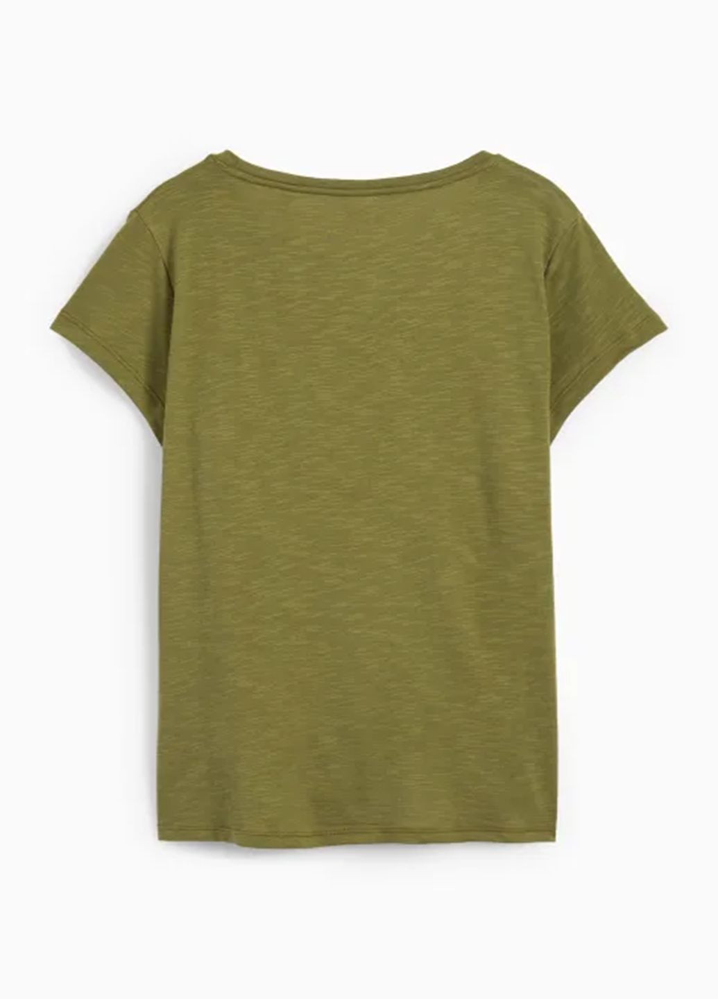 Зеленая летняя футболка C&A