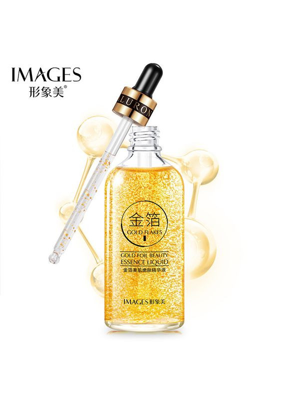 Сыворотка для лица с золотом и гиалуроновой кислотой 24K Gold Flakes, 100мл Images (317169708)