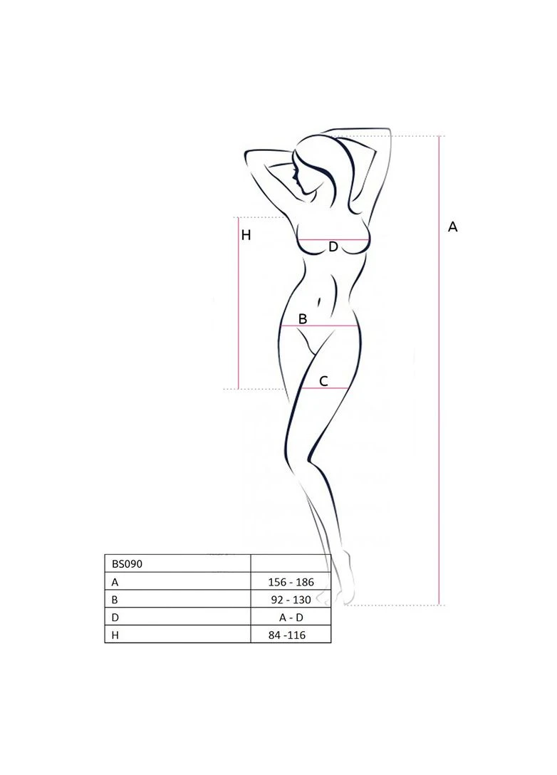 Бодістокінг мінісукня з метеликами BS090 One Size red Passion червоний відвертий поліамід