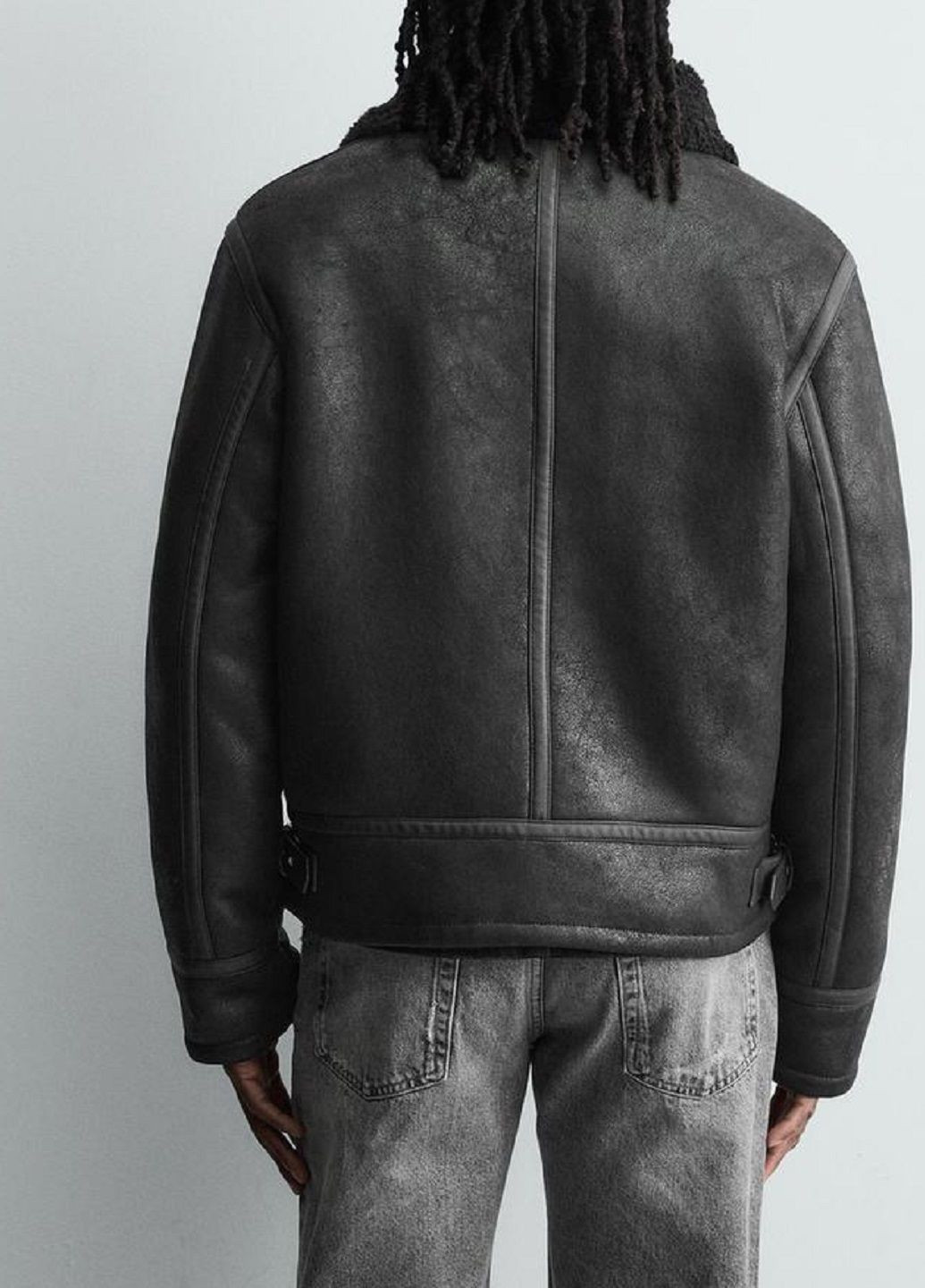 Черная зимняя куртка Zara