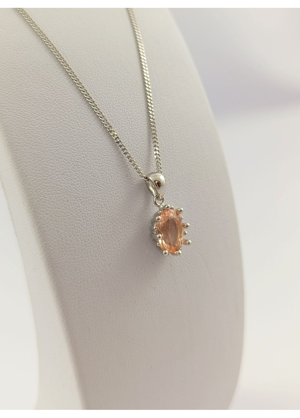 Срібне кольє з морганітом БПК006-мг Shatlen Кольє (356180687)