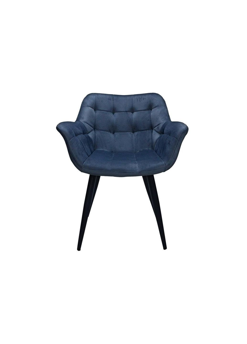 Стул ELEGANTE черный каркас/серый Intarsio (365461512)