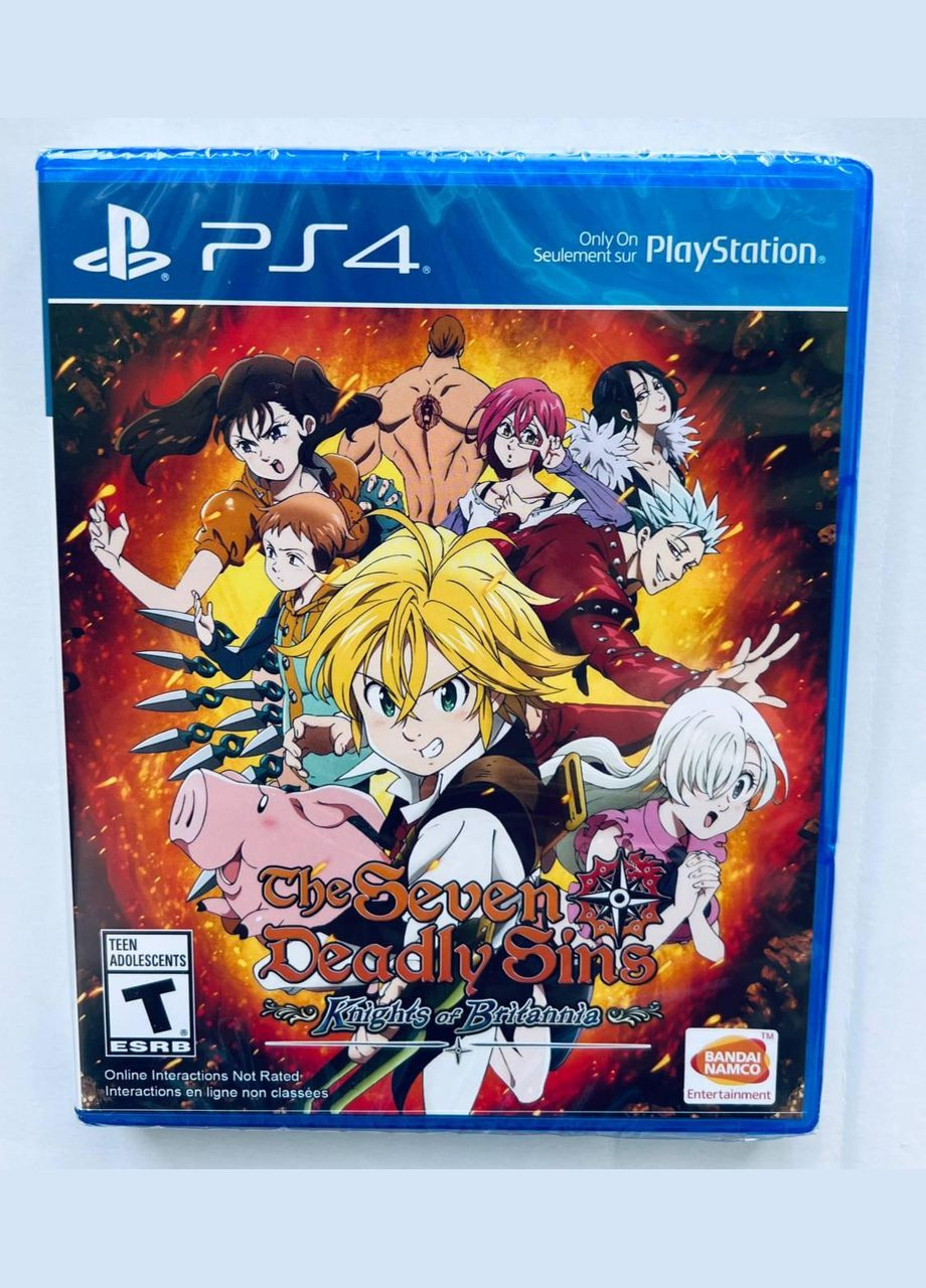 The Seven Deadly Sins Knights of Britannia, англійська версія - диск для PlayStation 4 Sony (335418945)