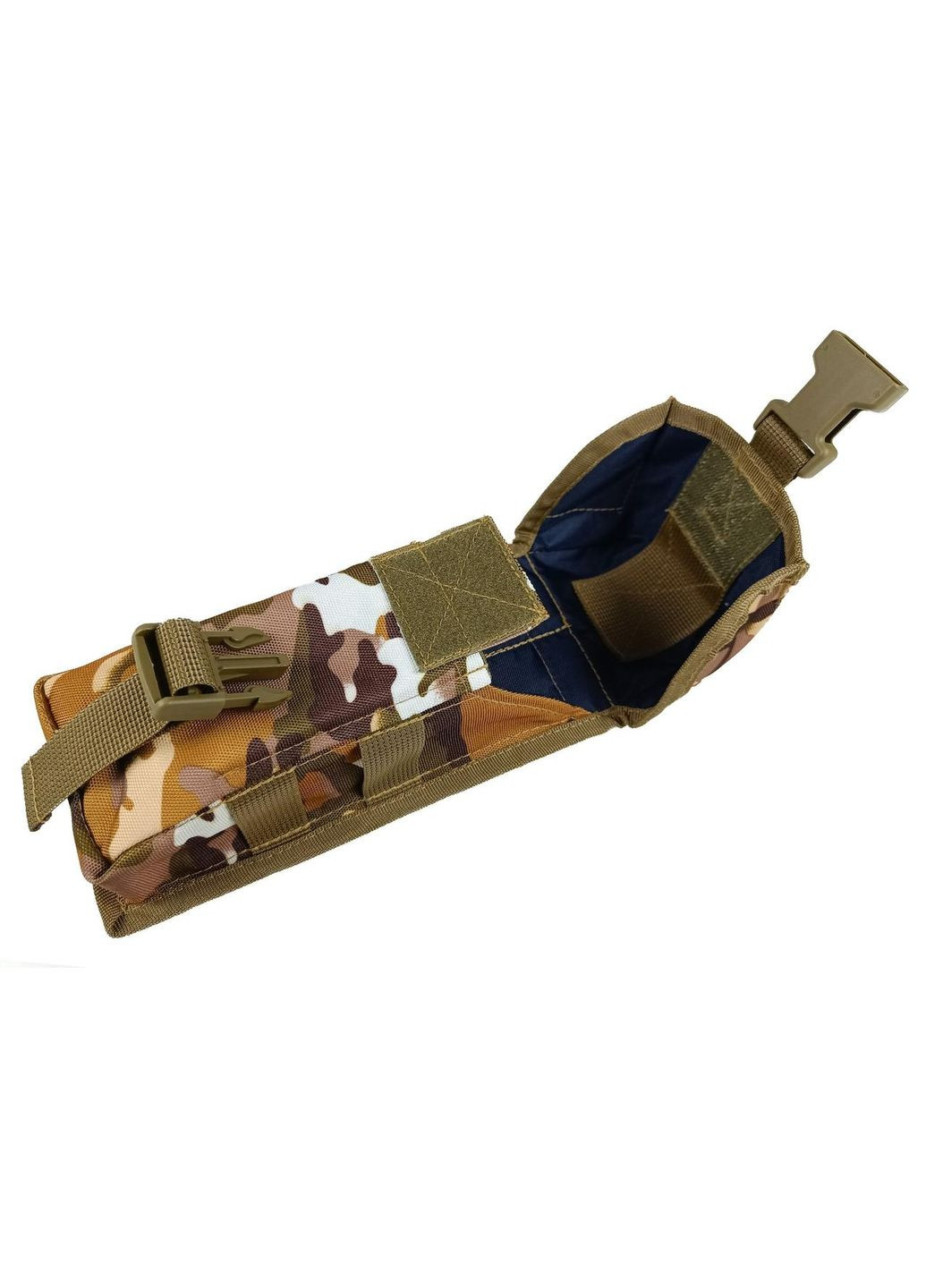 Підсумок під два магазини АК одинарний закритий Multicam Arid (степовий) (MOLLE, підсумок на розгрузку, жилет, РПС) EasyFit (362497652)