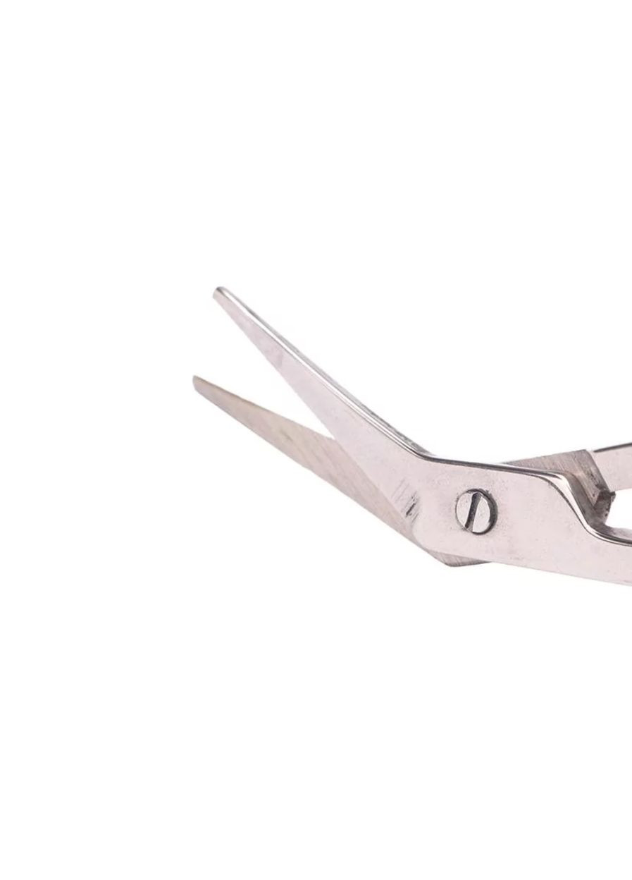 Зручні педикюрні ножиці з довгою ручкою для товстих нігтів на ногах 21 см 1 шт з синіми ручками No Brand (303434851)