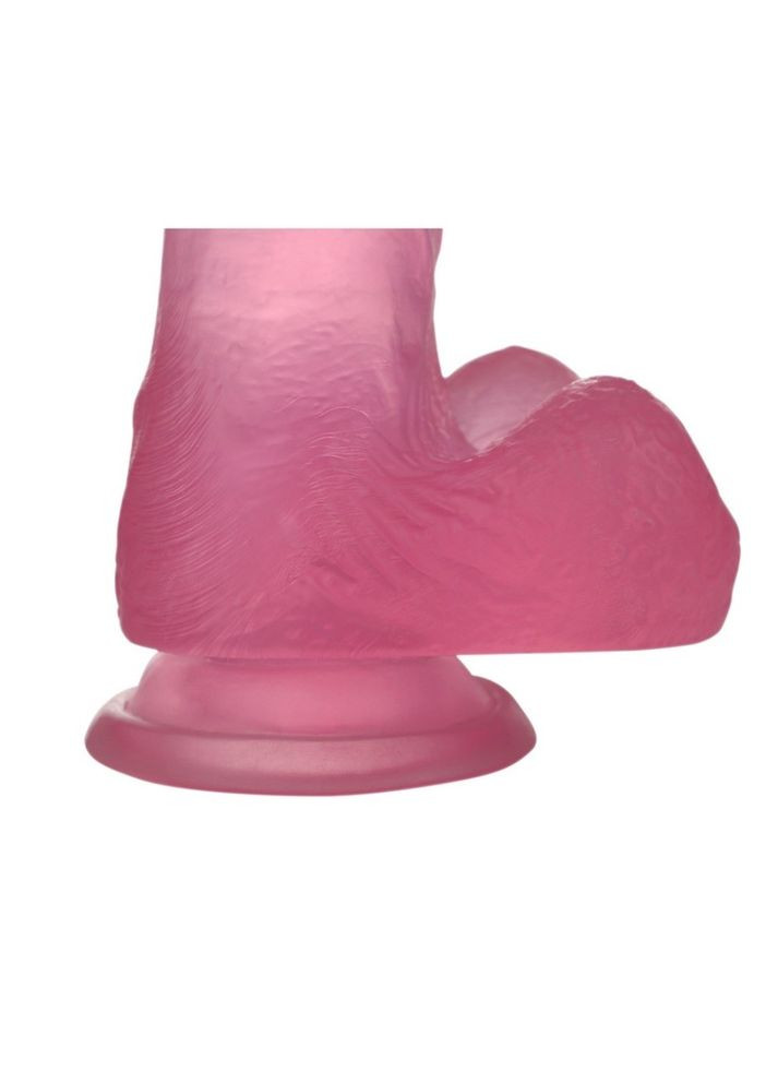 Гелевий фалоімітатор реалистик на присосці рожевий "JELLY STUDS" Lovetoy (298936956)