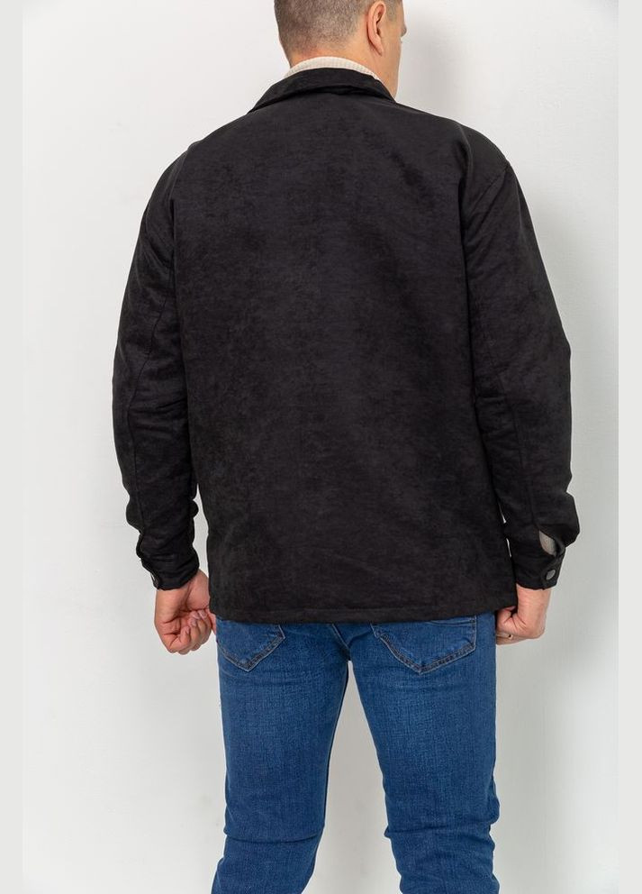 Черная демисезонная ветровка мужская на кнопках,, Ager