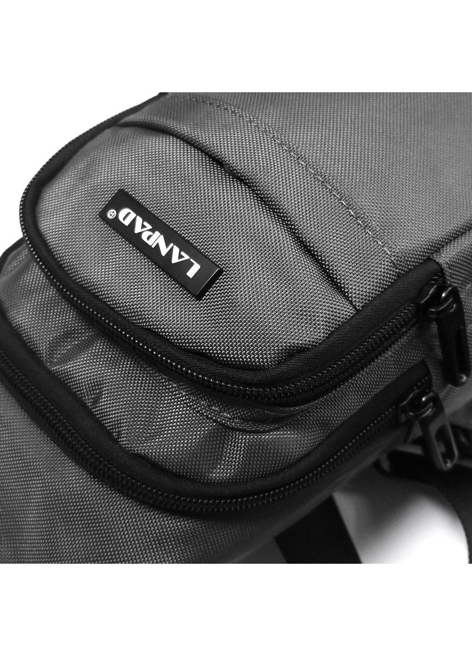 Мужская сумка тканевая Серая Lanpad (363902361)