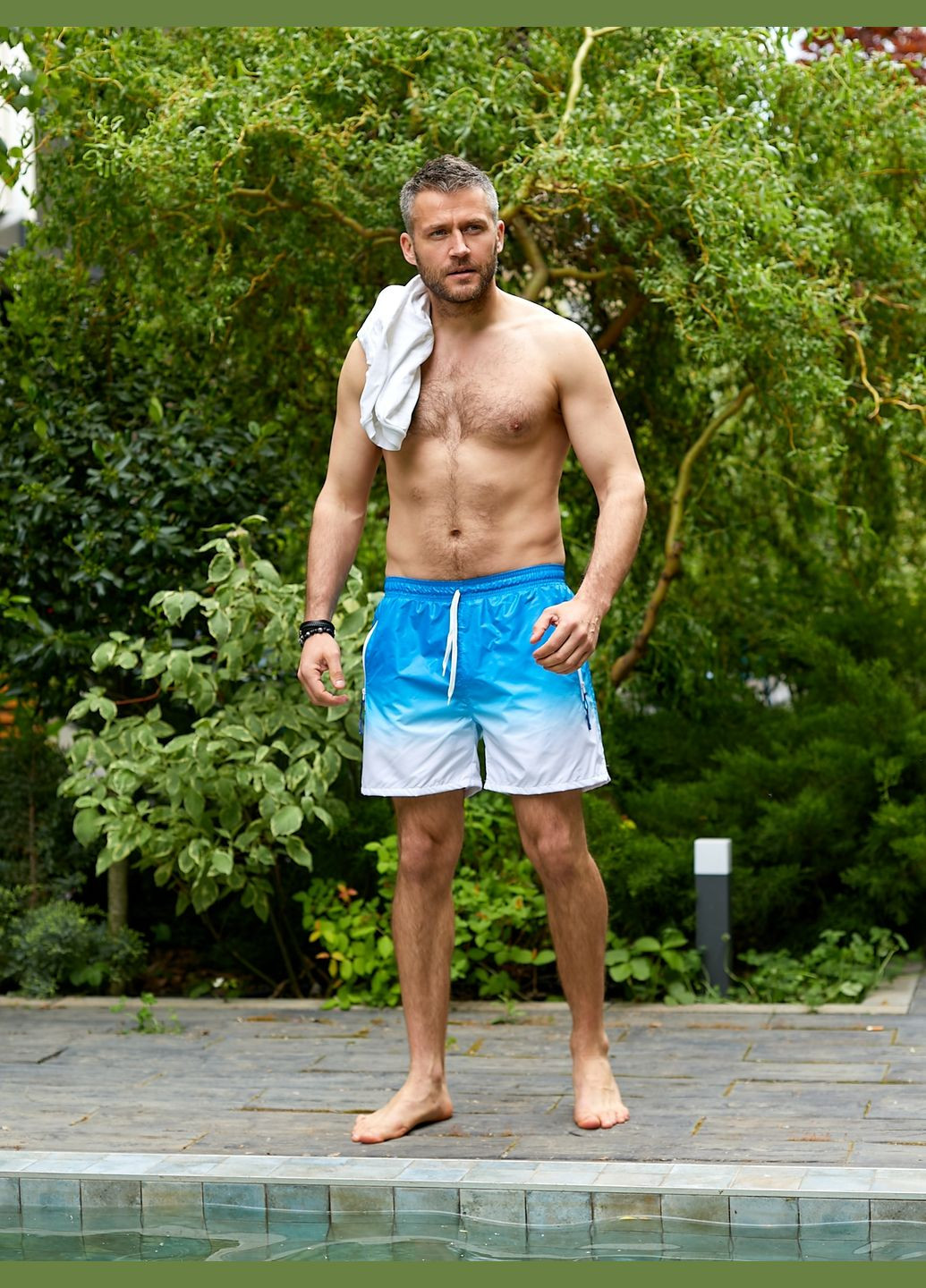 Пляжные шорты из плащевой ткани с подкладкой Tailer (294206514)