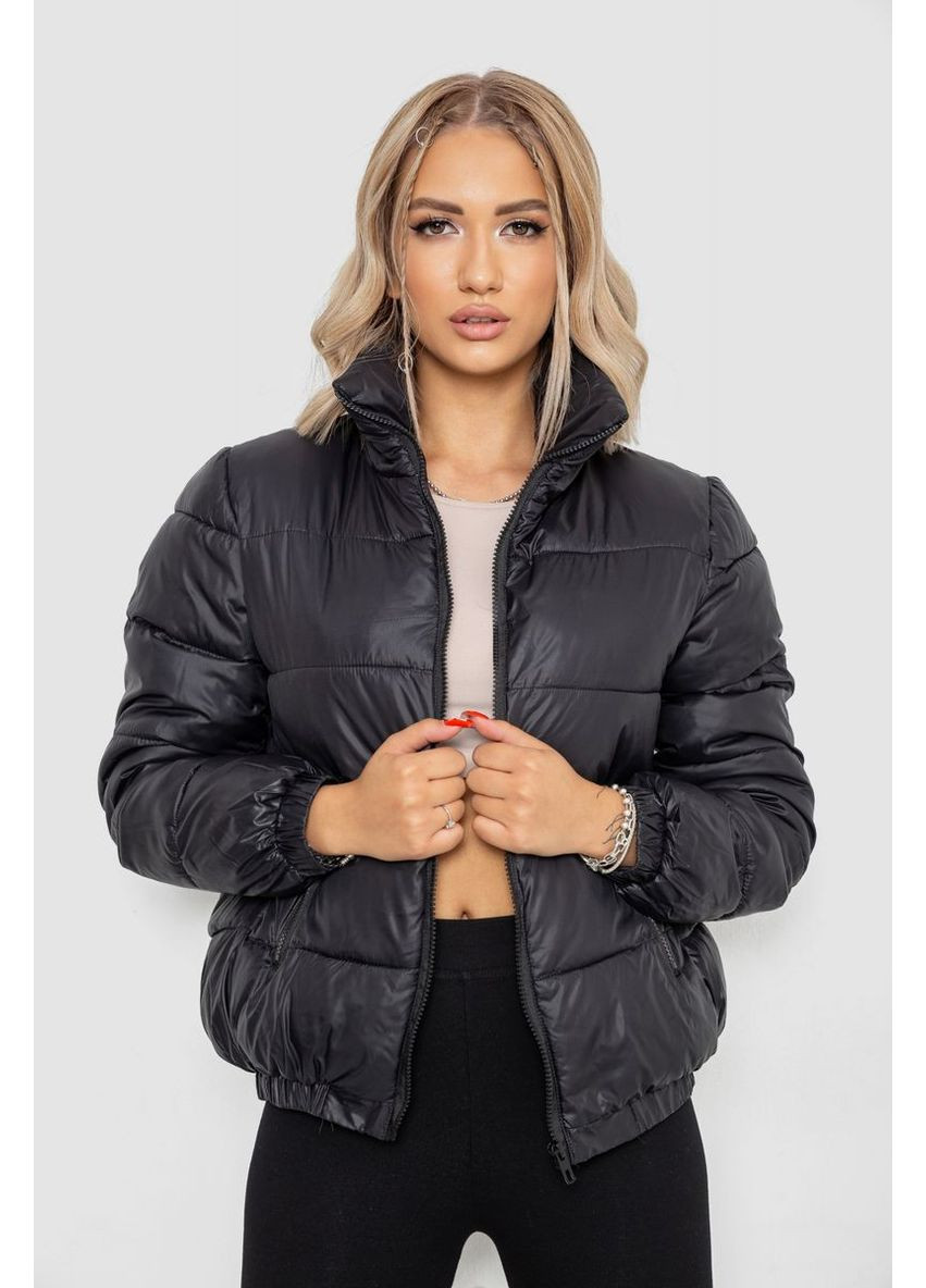 Чорна куртка жіноча демісезонна,, 244r007-5 Ager