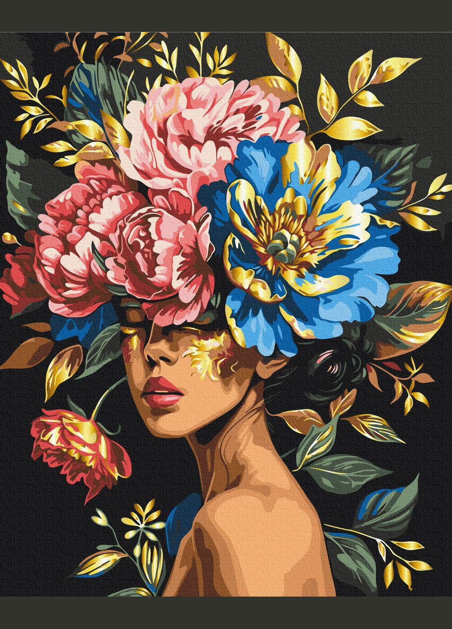 Картина за номерами на підрамнику Квіткова гармонія Brushme (317274762)