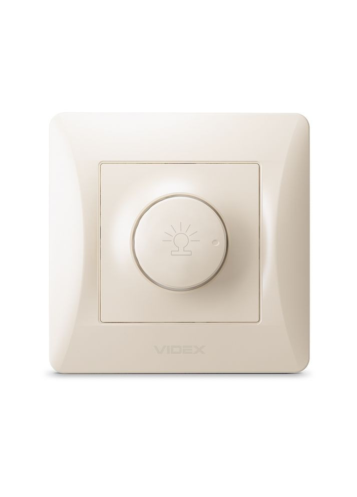 Димер 600 Вт с повышенной огнеупорностью BINERA VF-BNDM600-CR кремовый Videx (282312901)