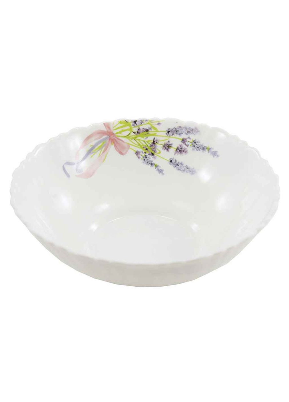 Салатник 150мм №6 волнистый край "Лаванда" (6шт/уп) BB406 Lumines (354341458)