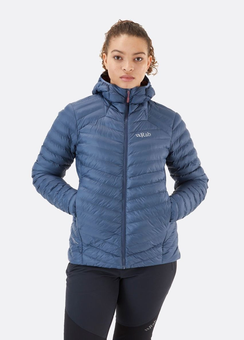Синяя демисезонная куртка cirrus alpine insulated jacket women Rab