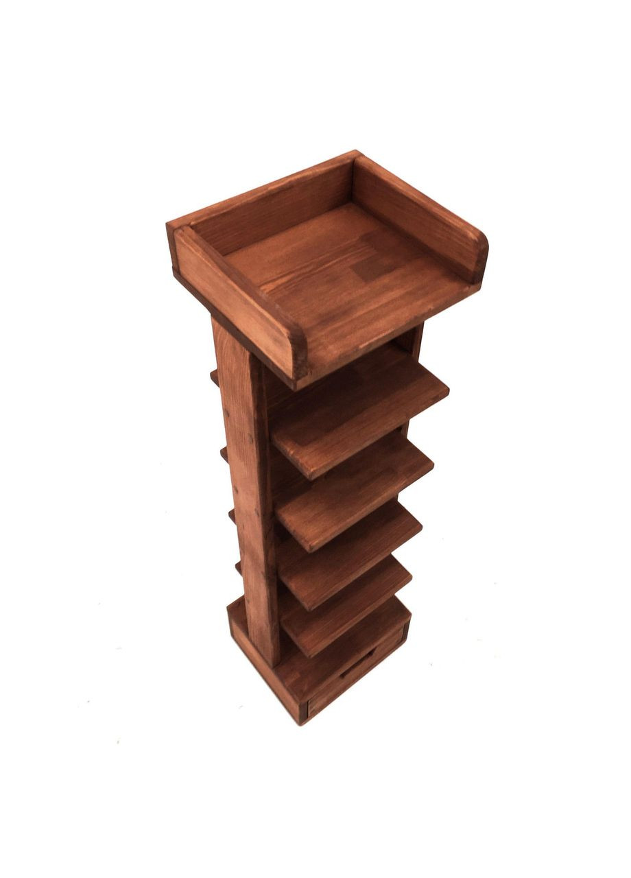 Полиця для взуття з дерева Бувре 6 савоярді (ПДО-601915) No Brand (327849939)