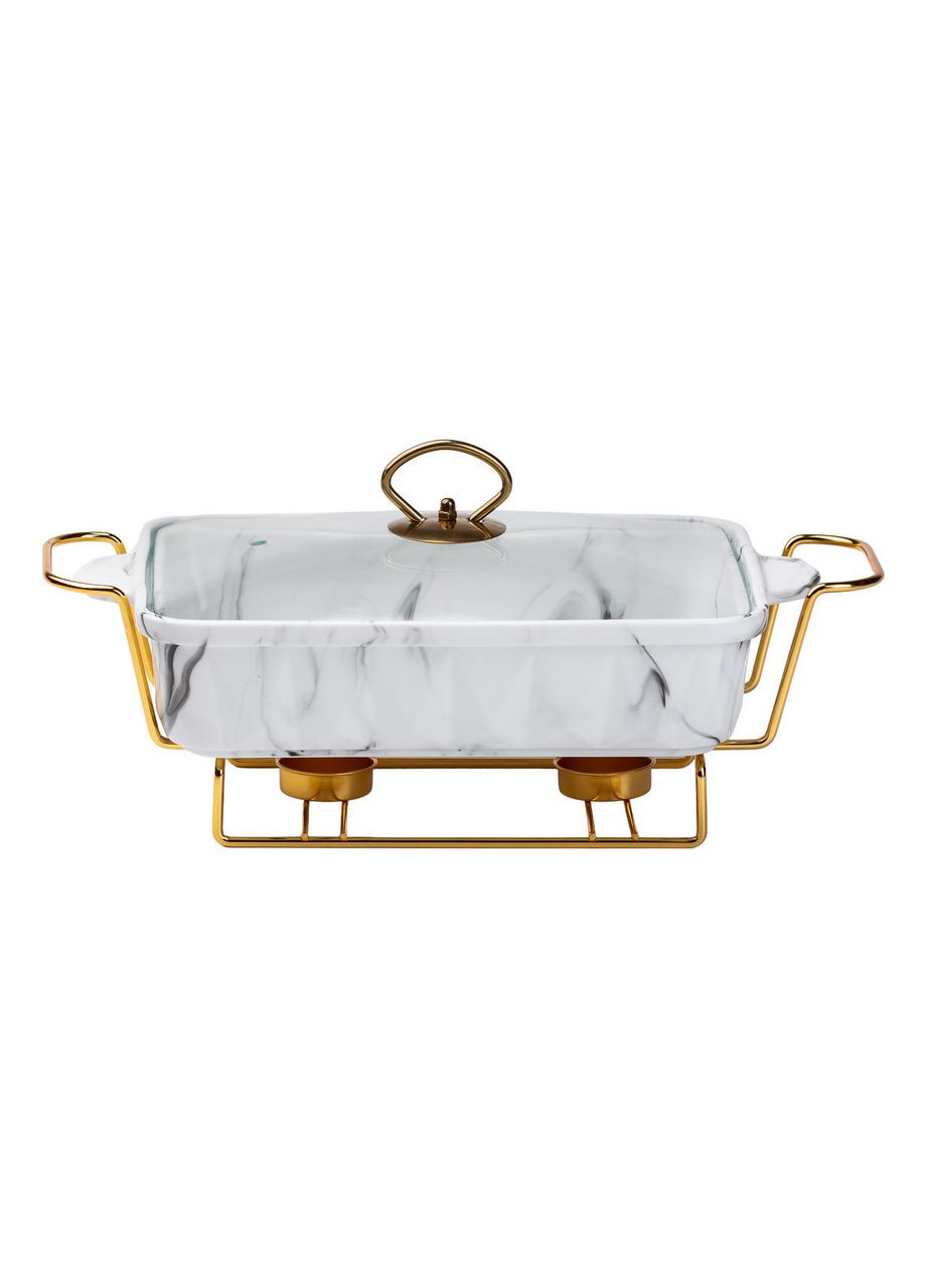 Мармит с подогревом настольный для вторых блюд прямоугольный 1.5 литра мармитница керамическая GDK Yiwu (365728946)