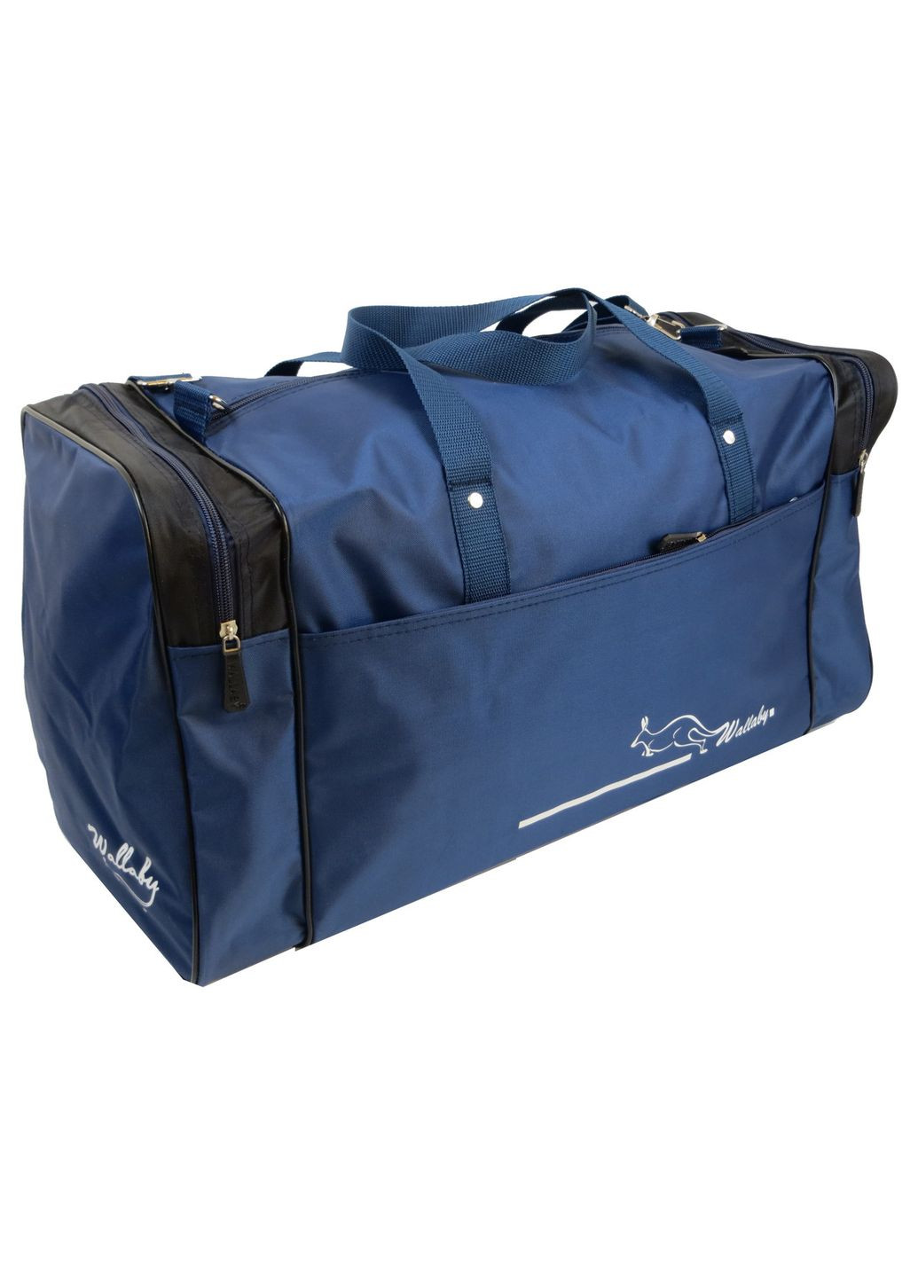 Сумка дорожная 340-4 38л Синяя с черным Wallaby (297644210)