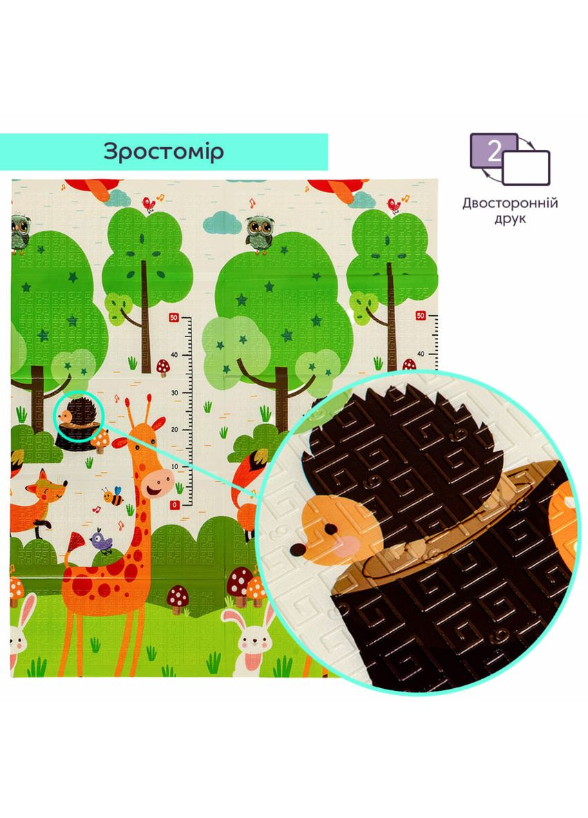 Детский складной термоковрик 147см х 177см х 8мм Океан-Ростомер (302) SW-00003032 Sticker Wall (369931959)