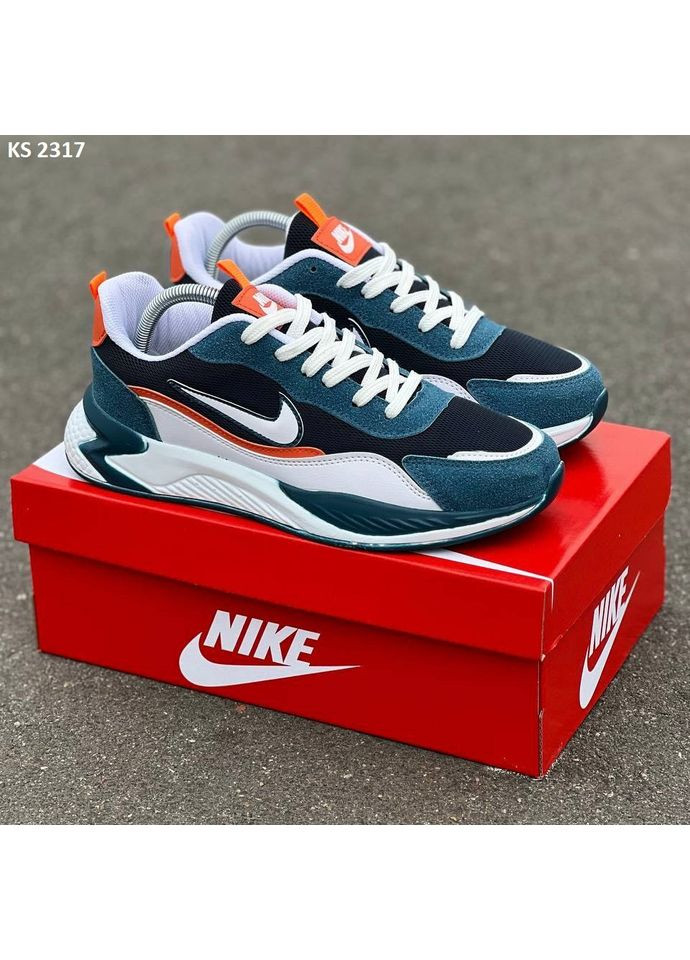 КРОСІВКИ ЖІНОЧІ NIKE AIR BLUE WHITE WAVE НАЙК АІР ФОРС 1 ПРЕМІУМ No Brand білі демісезони (367169210)