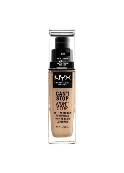 Тональна основа CAN NOT STOP WILL NOT STOP FULL COVERAGE FOUNDATION BUFF (CSWSF10) NYX Professional Makeup (280266141)