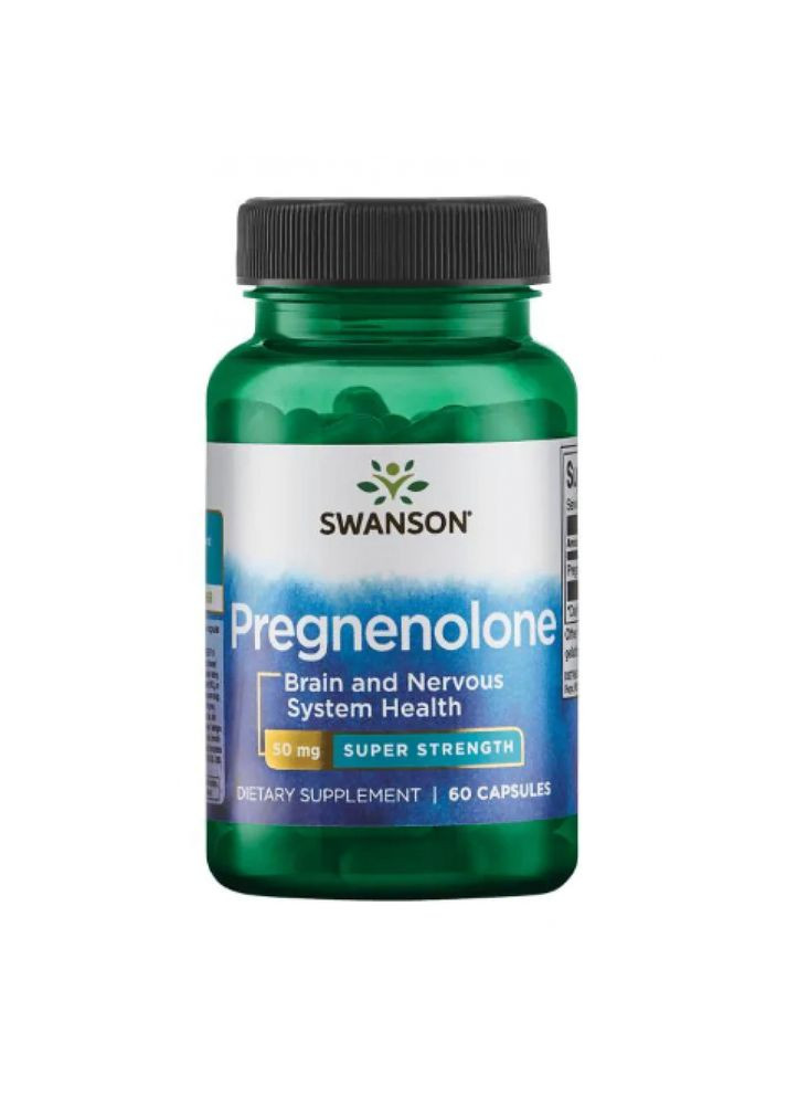 Прегненолон 50мг 60капсул для памяти и мозга когнитивные функции улучшение сна Swanson (368977998)