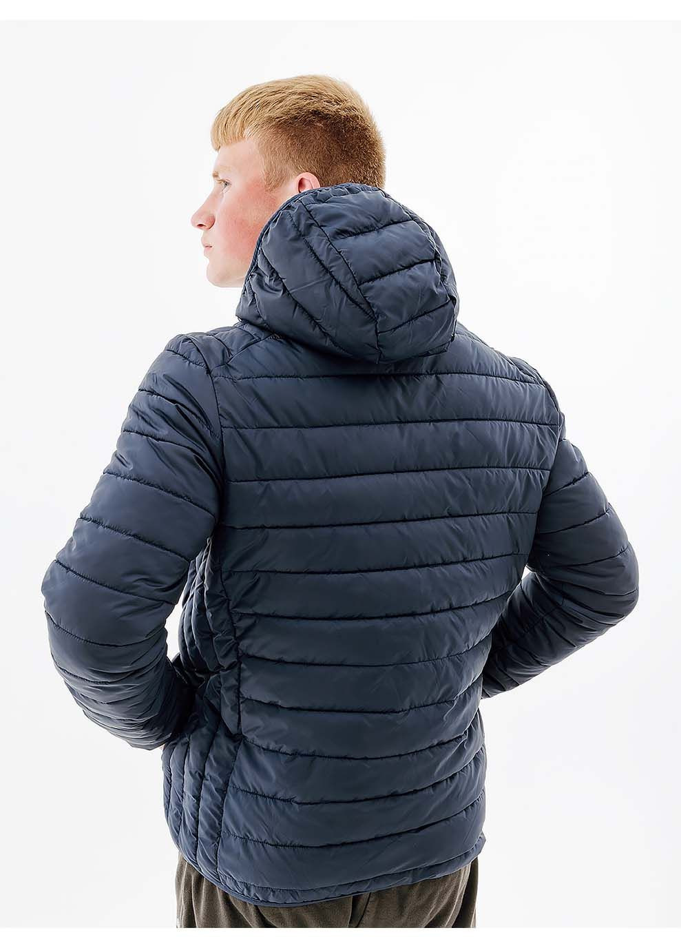 Синя демісезонна чоловіча куртка lombardy padded jacket синій Ellesse