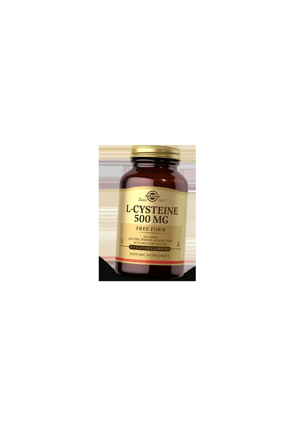 Цистеин для волос, кожи и ногтей, LCysteine 500, 90вегкапс (27313011) Solgar (293254093)