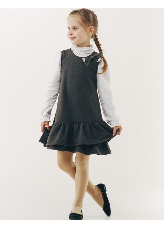 Сарафан Темно-сірий меланж Smil (372954033)