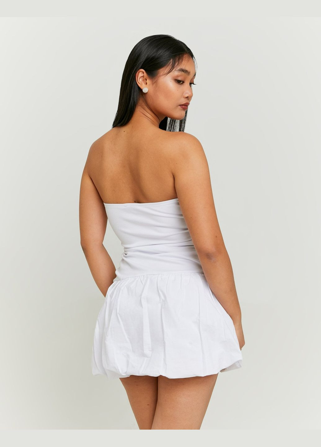 Белое платье Tally Weijl однотонное