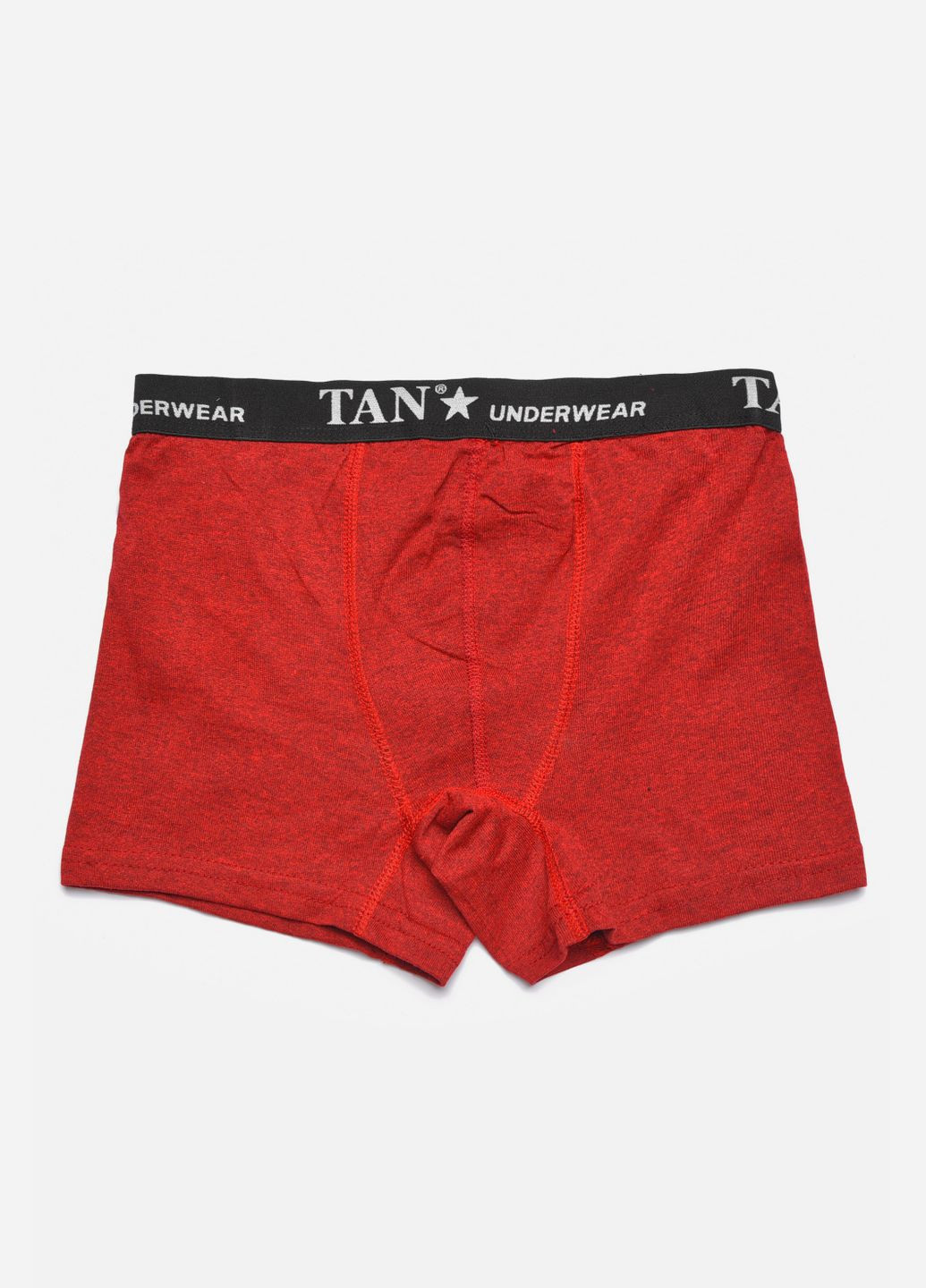 Боксери чоловічі однотонні червоного кольору Let's Shop (301407686)