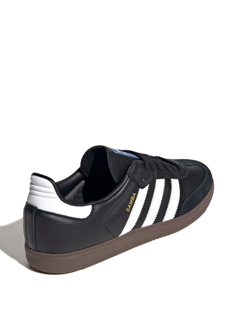 Черные мужские кеды b75807 черный кожа adidas