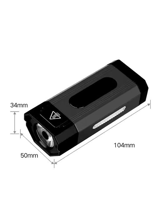 Фара передняя 001 на руль, (-001-black) BK (333949876)