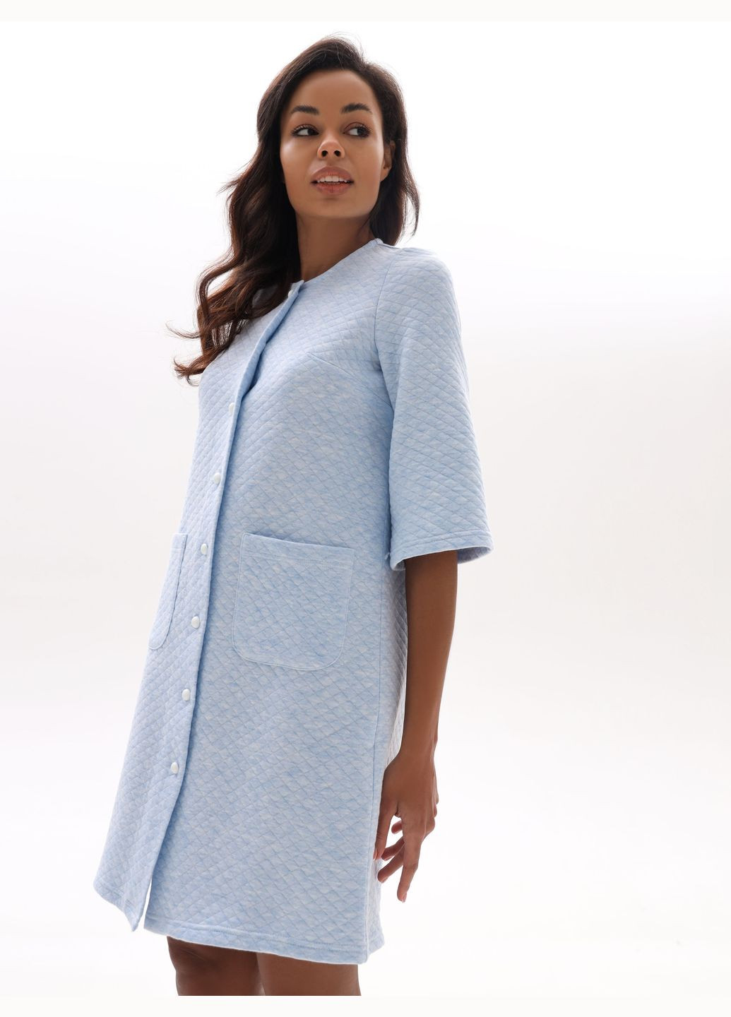 Халат жіночий із стьобаного утепленого трикотажу German Volf (315069870)