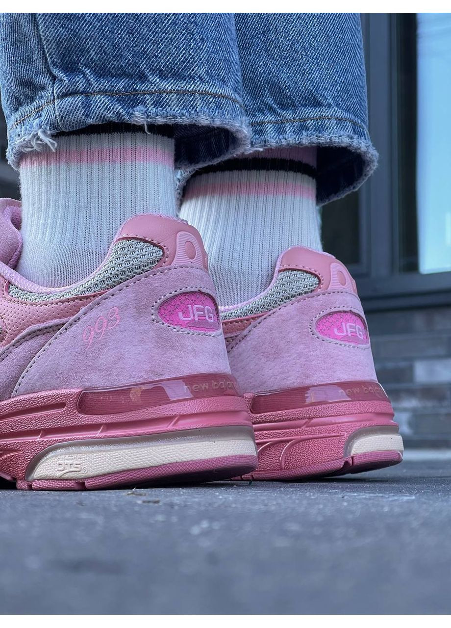 Кросівки жіночі New Balance 993 Pink Beige | Нью Беланс 993 рожеві No Brand рожеві демісезони (353872819)