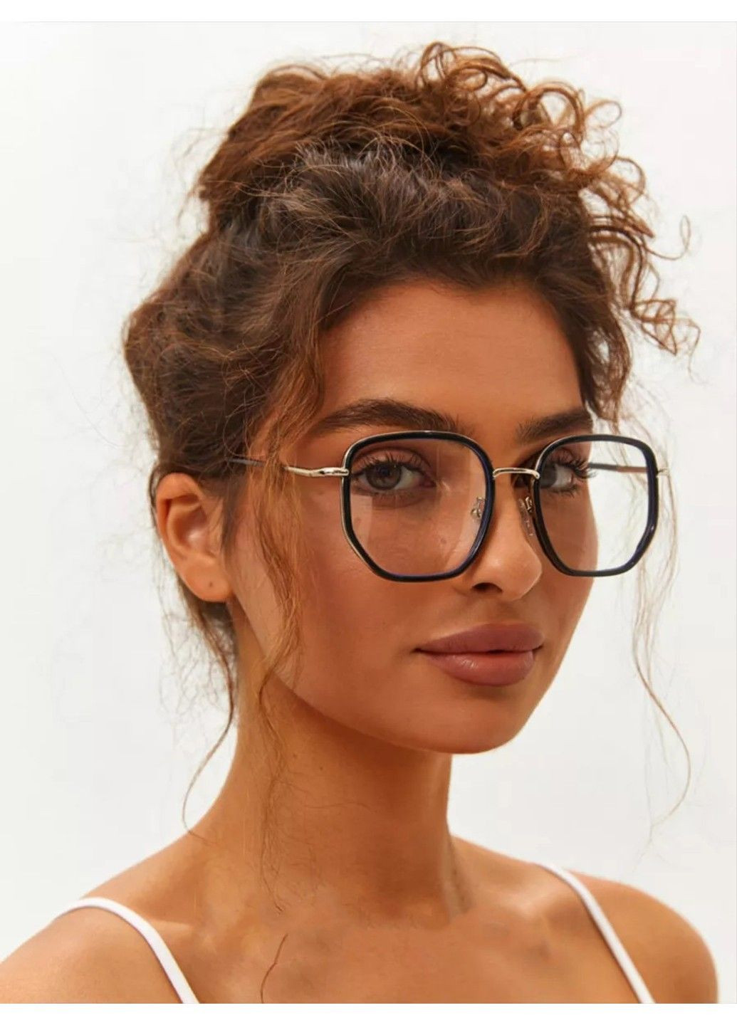 Сонцезахисні окуляри Mystery іміджеві прозорі з чорним No Brand (322841422)