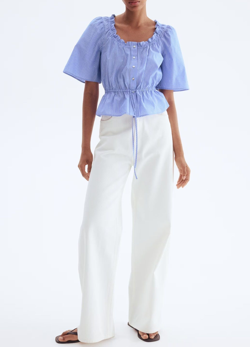 Блакитна блуза H&M