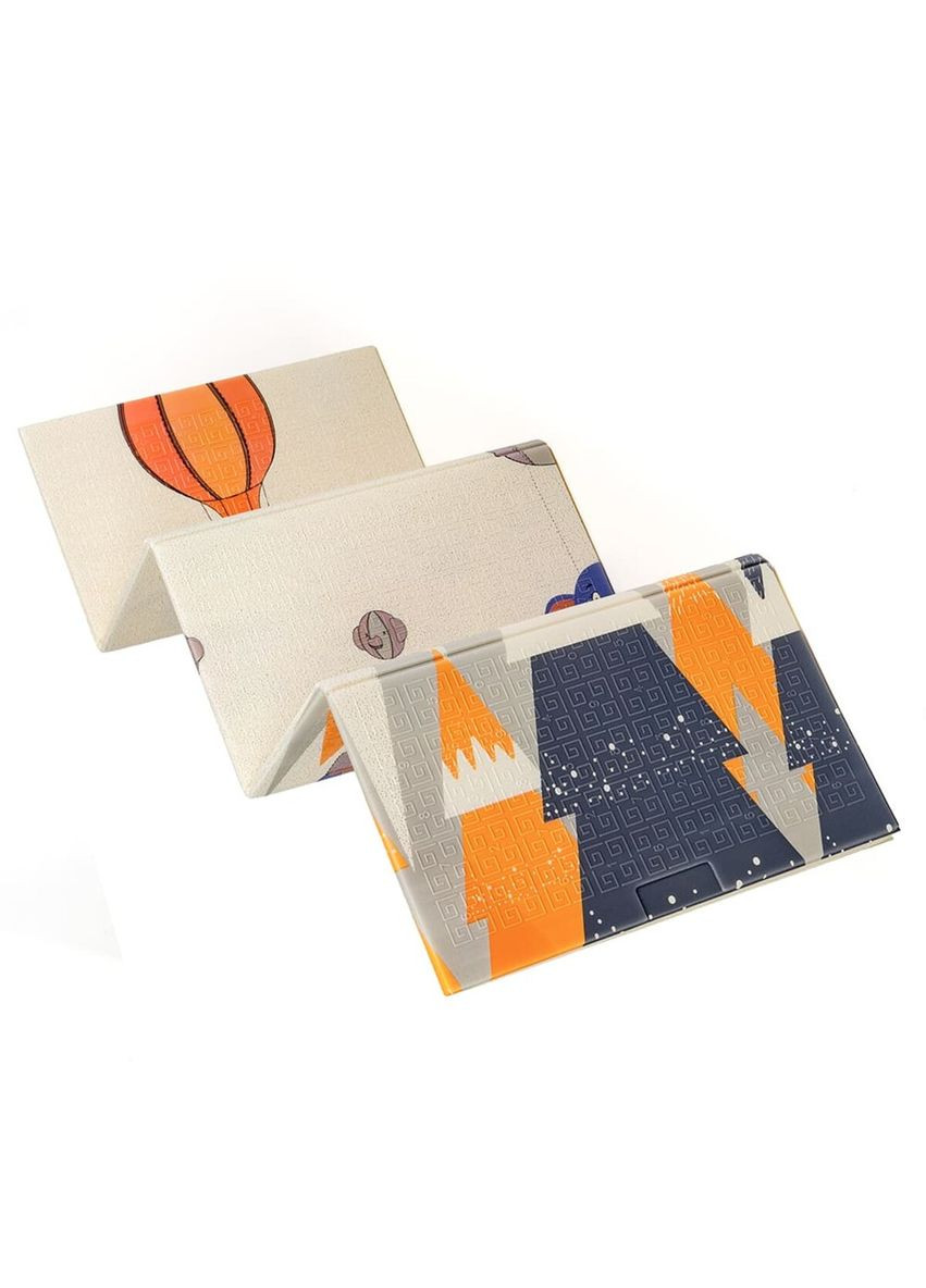 Дитячий складний термокилимок 117см х 177см х 8мм Повітряні кульки - Ведмедики (301) SW-00003031 Sticker Wall (369717125)