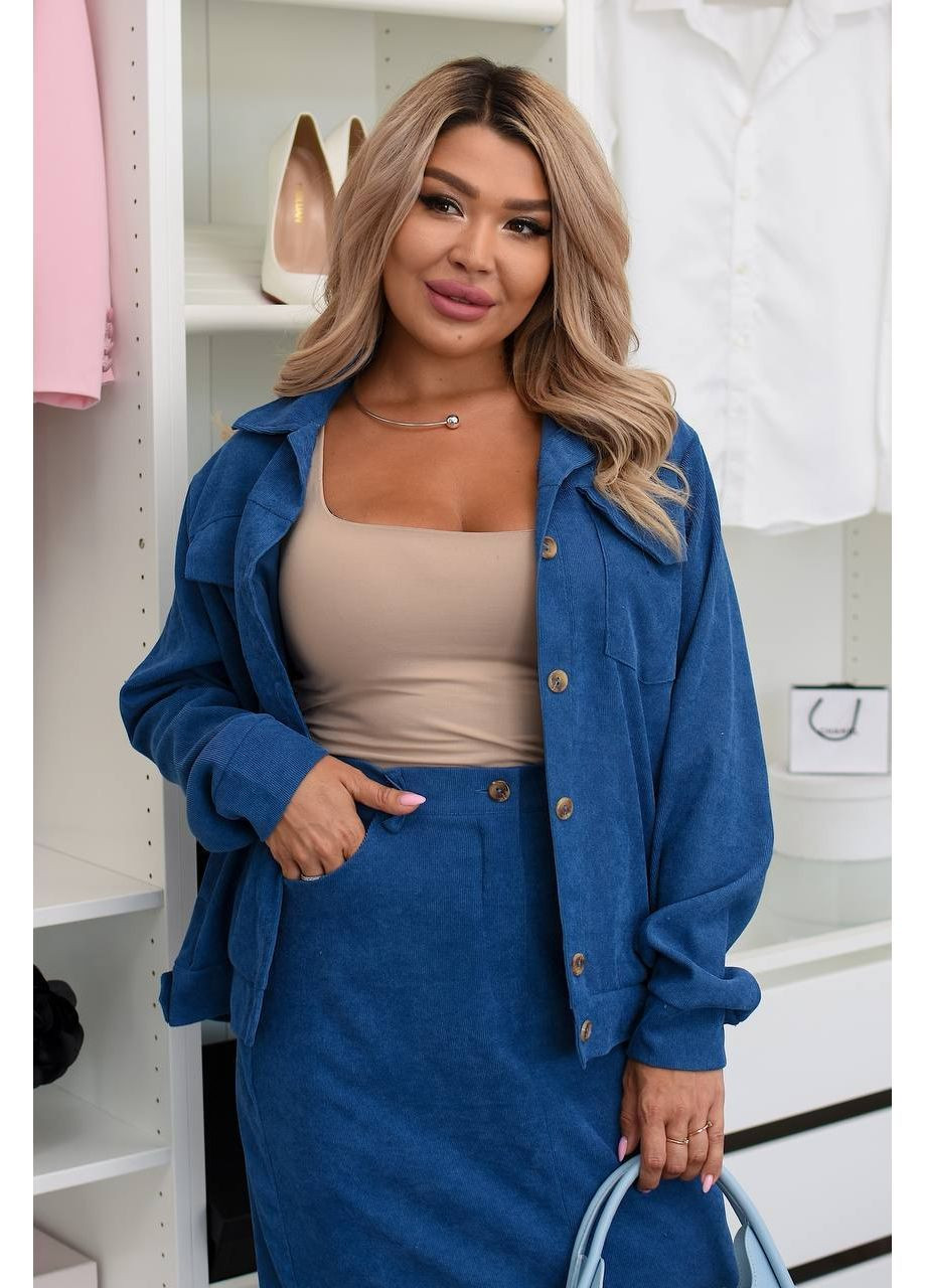 Жіночий костюм з мікровельвету Osoblyva (363621241)