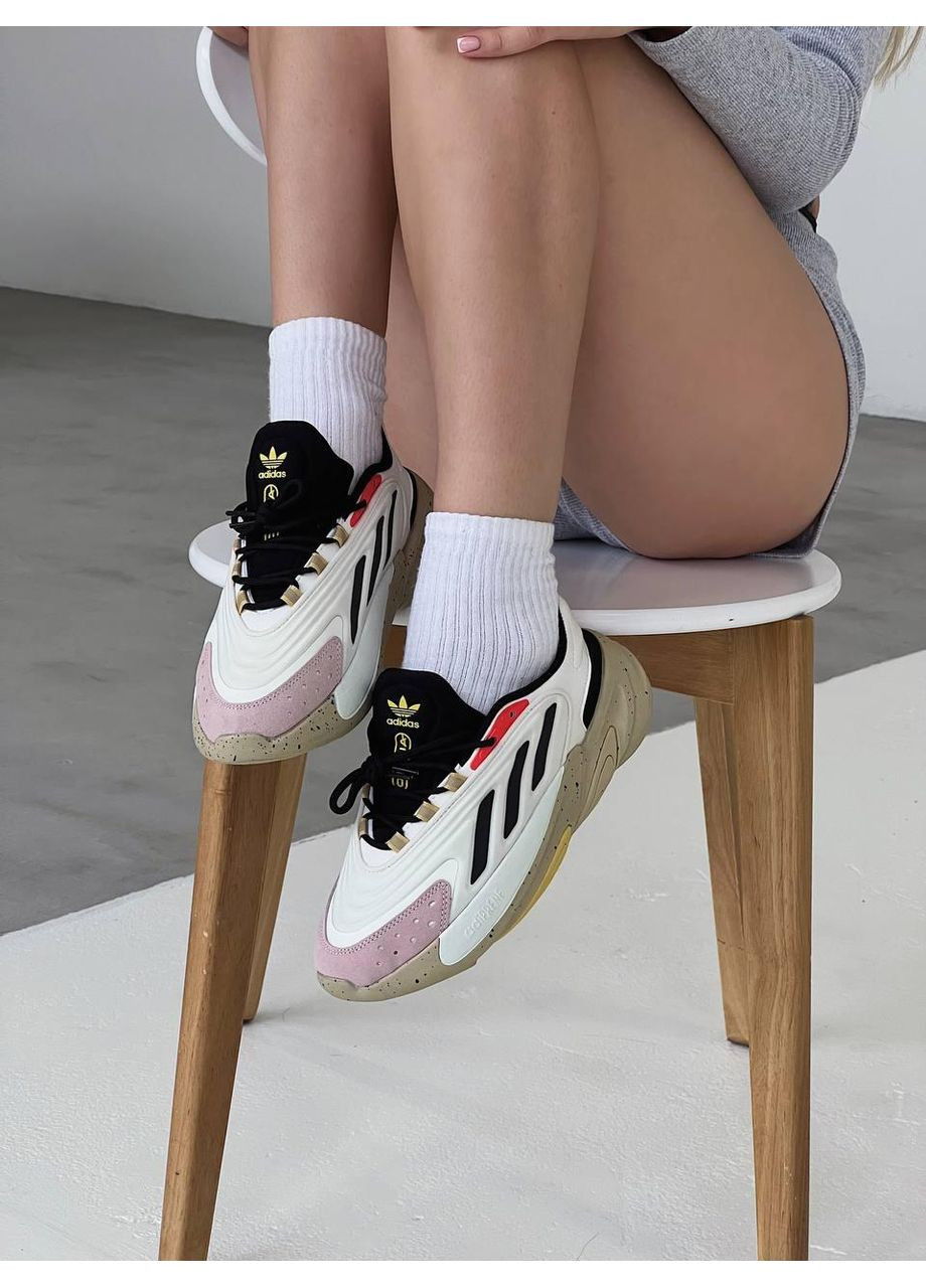 КРОСІВКИ ЖІНОЧІ ADIDAS OZELIA GREY PINK АДІДАС ОЗЕЛІЯ No Brand рожеві демісезони (367176630)