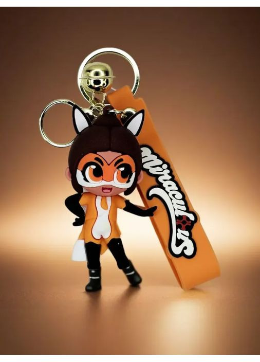 Брелок Леди баг и Супер-кот Вольпина Рена Роза лиса Volpina Miraculous LadyBag фигурка игрушка для ключей, рюкзака, сумки 7 см Shantou (369927769)