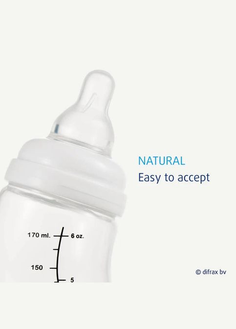 Антиколікова пляшечка для годування S-bottle Natural Blossom із силіконовою соскою, 170 мл () Difrax 705 Blossom (335973496)