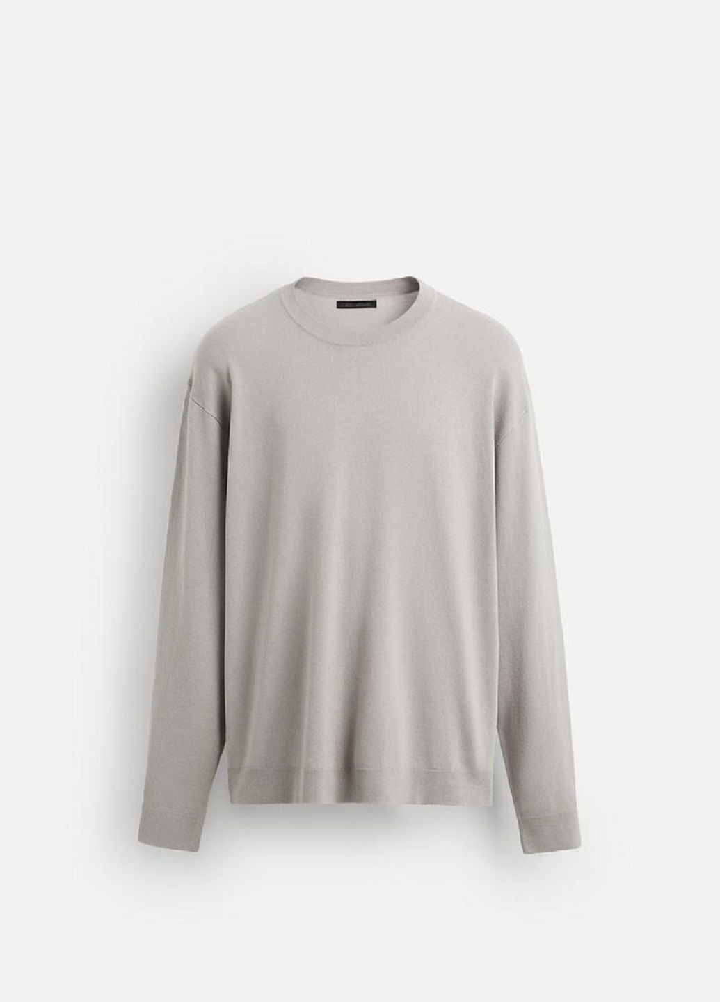 Світло-сірий демісезонний светр Zara