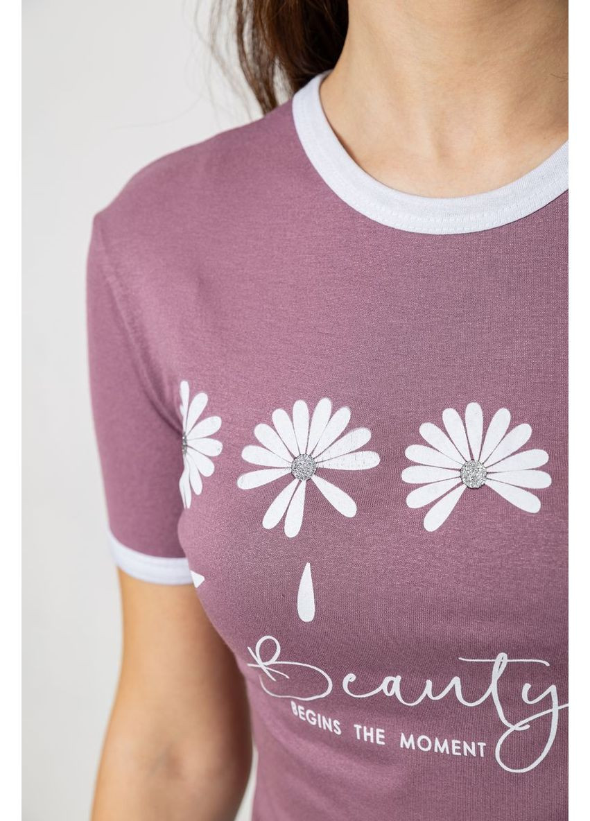 Футболка-топ жіноча з принтом Sport Line - (324391987)