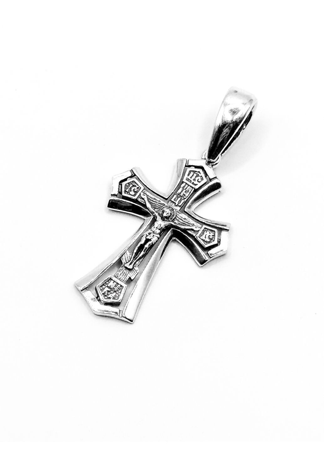 Серебряный крест. Кулон православный. DeLoS (353715693)