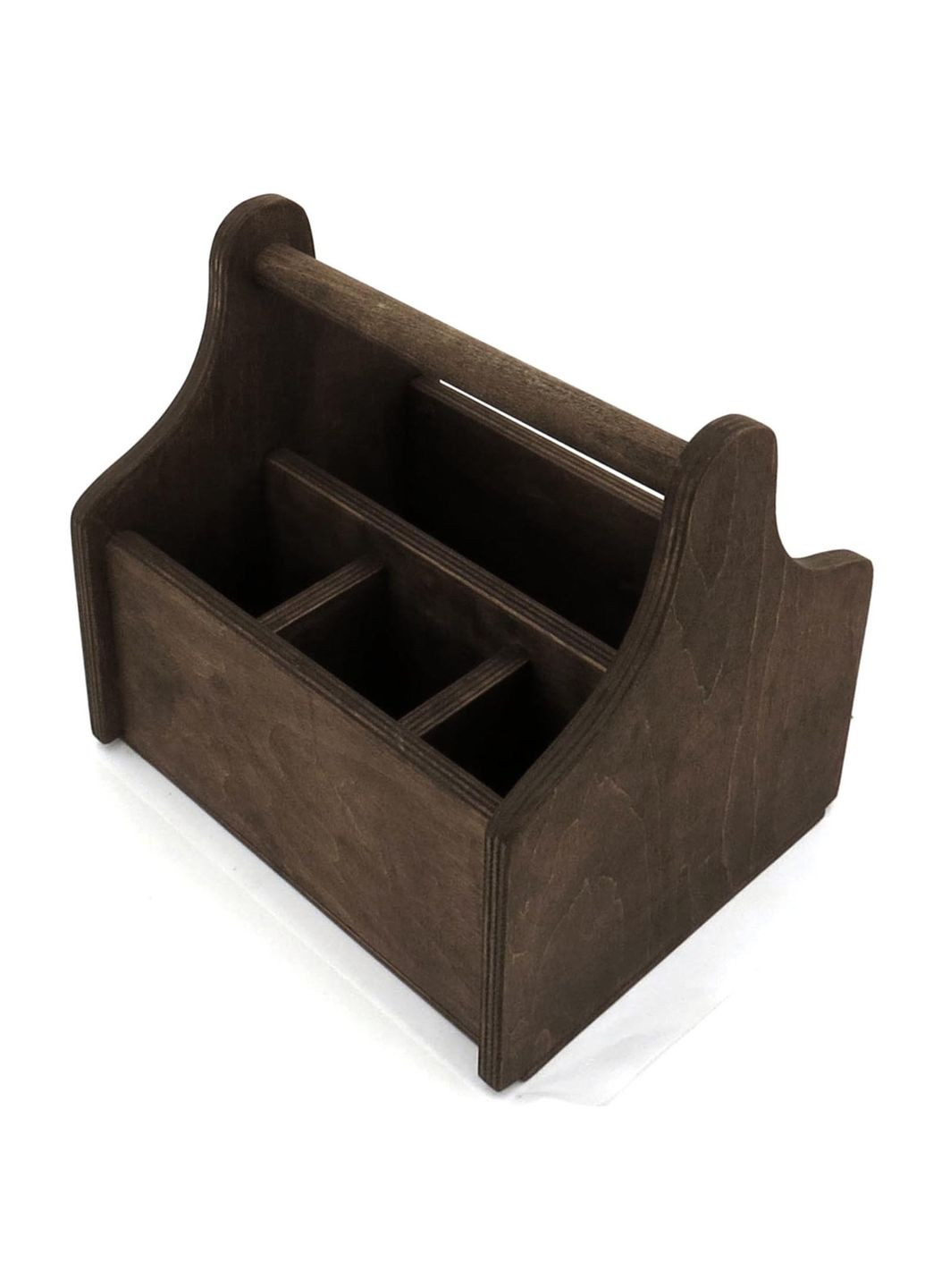 Подставка для столовых приборов из дерева Карамелла мокко (ПСП-002310) No Brand (327426314)