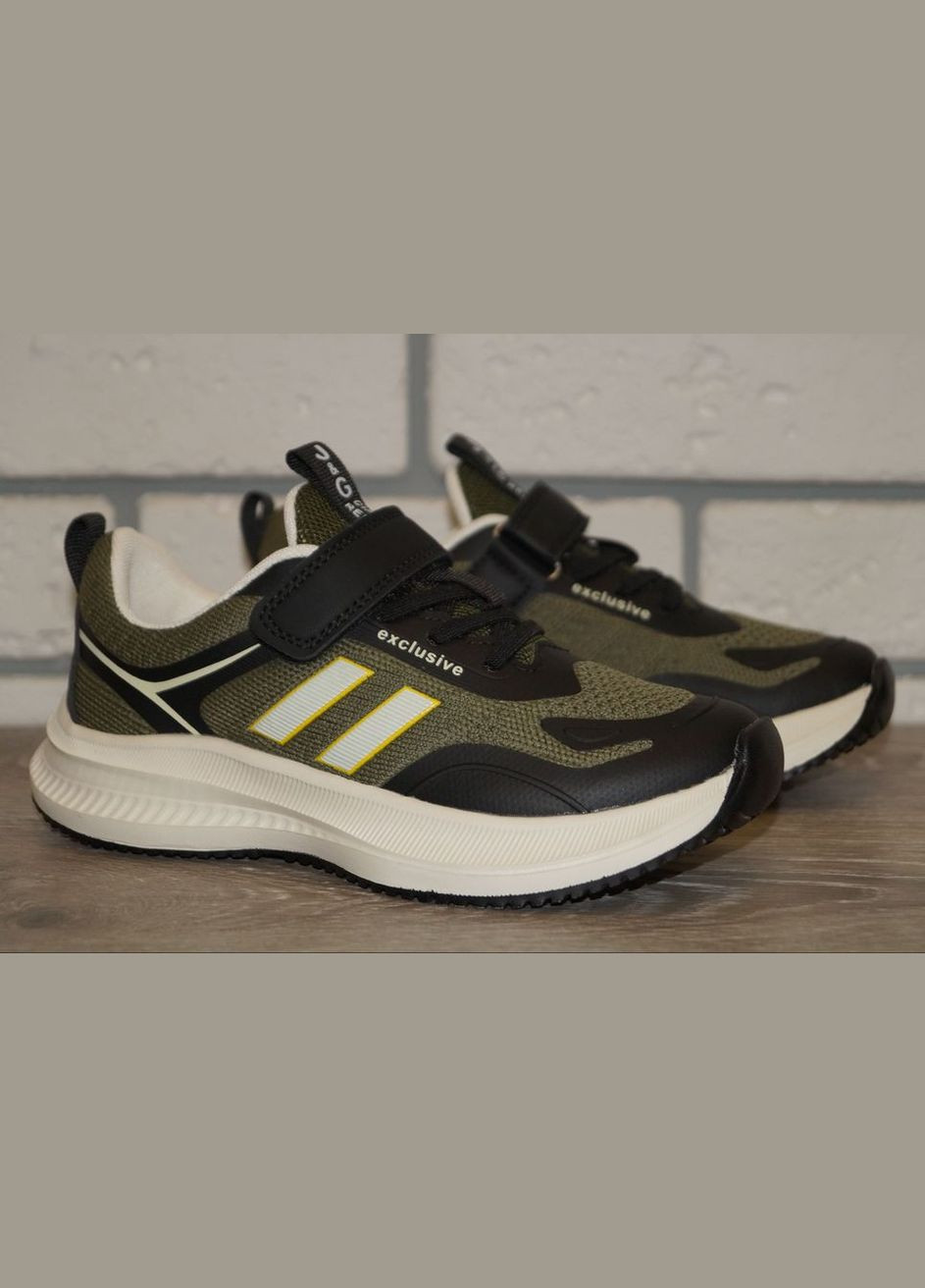 Зеленые демисезонные кроссовки спортивные для мальчика зеленые Jong Golf